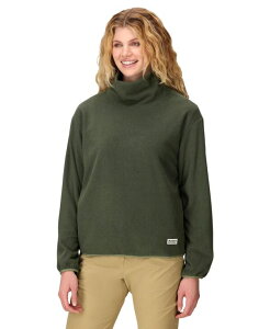 }[bg fB[X gbvX Vc t[X Marmot Women's Felton Fleece Cowl Neck Olive Green O[