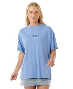 ���b�v�J�[�� ���f�B�[�X �g�b�v�X �V���c Rip Curl Women's Pacific Rider Heritage Short Sleeve T-Shirt Blue �u���[