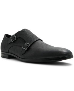 �A���h �����Y �V���[�Y �I�b�N�X�t�H�[�h �����N�X�g���b�v �����N ALDO Men's Benedetto Monk Strap Shoes- Wide Width Black �u���b�N