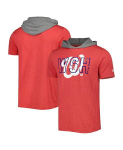 �j���[�G�� �����Y �g�b�v�X T�V���c �p�[�J�[ New Era Men's Red Washingtonationals Team Hoodie T-Shirt Red ���b�h