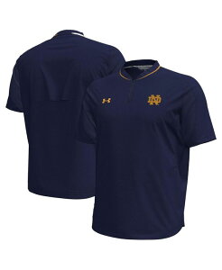 A_[A[}[ Y AE^[ p[J[EXEFbg Vc Under Armour Men's Navy Notre Dame Fighting Irish Motivate Quarter-Ziperformance Sweatshirt Navy lCr[
