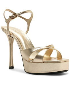 �V���b�c ���f�B�[�X �V���[�Y �T���_�� �}�L�V �q�[�� Schutz Women's Maxine Stiletto Heel Dressandals Gold �S�[���h