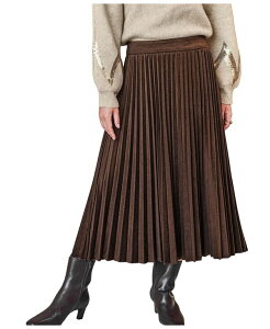 �J�b�v�V�[ ���f�B�[�X �{�g���X�J�[�g �~�f�B Cupshe Women'sweet Routine Midi Skirt Brown �u���E��