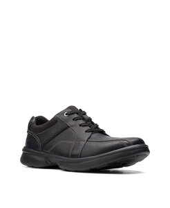 N[NX Y V[Y Xj[J[ Clarks Men's Collection Bradley Walk Comfort Shoes Black Tumbled Leather ubN