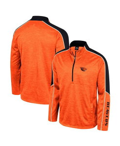 �R���V�A�� �����Y �A�E�^�[ �W���P�b�g�E�u���]�� Colosseumen's Orange Oregon State Beavers Marled Half-Zip Jacket Orange �I�����W