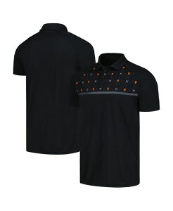 ���x���E�F�A �����Y �g�b�v�X �|���V���c LevelWear Men's Black San Francisco Giantsector Batter Up Raglan Polo Shirt Black �u���b�N