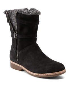 �A�[�X ���f�B�[�X �V���[�Y �u�[�c�E���C���u�[�c Earth Women's Hyland Cozy Waterepellent Boots Black Suede �u���b�N