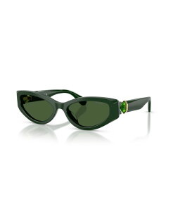 XtXL[ fB[X ANZT[ TOXEACEFA Swarovski Women's Cat Eye SunglassesK6045U Dark Green O[