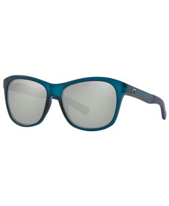 �R�X�^�f���}�[�� �����Y �A�N�Z�T���[ �T���O���X�E�A�C�E�F�A Costa Del Mar Polarized Sunglasses VELA 56 276OCEAR MAT DEEP TEAL CRYS/SIL MIR GRAY 580G �O���[