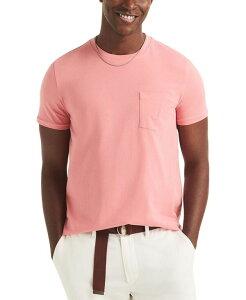 �i�E�e�B�J �����Y �g�b�v�X T�V���c Nautica Men's Classic-Fit Solid Crew-Neck Pocket-Shirt Mauve Glow