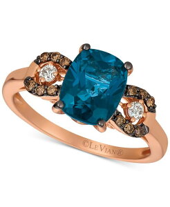 �� ���@�� ���f�B�[�X �A�N�Z�T���[ �����O Le Vian Gemstone & Diamond Ring in 14k Rose Gold or 14k Yellow Blue Topaz �u���[