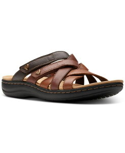 �N���[�N�X ���f�B�[�X �V���[�Y �T���_�� �v���b�g�t�H�[�� Clarks Laurieann Bali Strappy Platform Slide Sandals Brown Comb �u���E��