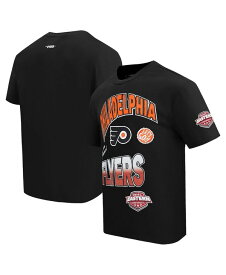 プロスタンダード メンズ トップス Tシャツ Pro Standard Men's Black Philadelphia Flyers Turn It Up T-Shirt Black ブラック