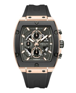 �P�l�X�R�[�� �����Y �A�N�Z�T���[ �r���v Kenneth Cole New York Men's Chronograph Watch 41mm Black �u���b�N