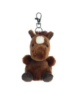 �I�[���� ���f�B�[�X �o�b�O �t���� �~�j Aurora Mini Truffle Brown Horse Palm Pals Adorable Clip-On Brown 4 Brown �u���E��