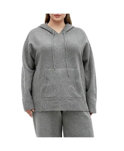 �V�e�B�[�V�b�N ���f�B�[�X �A�E�^�[ �j�b�g�E�Z�[�^�[ �v���X�T�C�Y CITY CHIC Plusize Ally Sweater Charcoal marle �`���R�[��