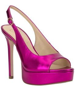 �W�F�V�J�V���v�\�� ���f�B�[�X �V���[�Y �p���v�X �v���b�g�t�H�[�� Jessica Simpson Women'sibilla Slingback Platform Stiletto Pumps Bright Fuchsia Metallic �t���[�V��