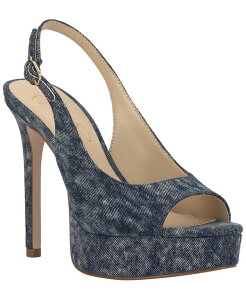 �W�F�V�J�V���v�\�� ���f�B�[�X �V���[�Y �p���v�X �v���b�g�t�H�[�� Jessica Simpson Women'sibilla Slingback Platform Stiletto Pumpshadow Blue Denim �f�j��