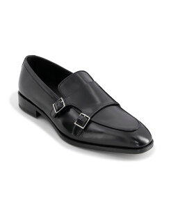 �A���\�j�[ ���B�A �����Y �V���[�Y �X���b�|���E���[�t�@�[ �����N Anthony Veer Men's Beaumont Double Monk Loafers Black �u���b�N