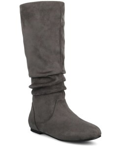 �W�����l �R���N�V���� ���f�B�[�X �V���[�Y �u�[�c�E���C���u�[�c Journee Collection Journee Women's Jayne Regular Wide and Extra Wide Calf Width Boots. Gray Suede �O���[