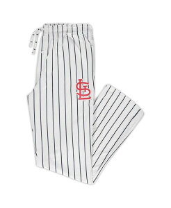 �R���Z�v�c �X�|�[�c �����Y �{�g���X �J�W���A���p���c �g�[�� Conceptsport Men's White Navy St. Louis Cardinals Big and Tall Pinstripe Sleepants White Navy �z���C�g