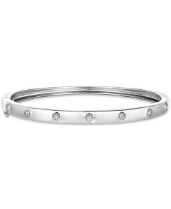 �� ���@�� ���f�B�[�X �A�N�Z�T���[ �u���X���b�g�E�o���O���E�A���N���b�g Le Vianywear Everywear Nude Diamond Bangle Bracelet (1/5 ct.w.) in 14k Gold (Also Available in Rose Gold or White Gold) White Gold �z���C�g