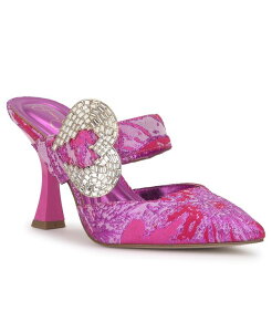 �W�F�V�J�V���v�\�� ���f�B�[�X �V���[�Y �p���v�X Jessica Simpson Women's Favica Heart Buckle Stiletto Pumps Pink/Red Combo ���b�h
