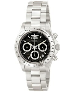 �C���r�N�^ �����Y �A�N�Z�T���[ �r���v Invicta Men's 9223 Speedway Quartz Chronograph Black Dial Watch Silver �V���o�[