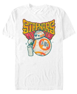 �t�B�t�X�T�� �����Y �g�b�v�X T�V���c Fifth Sun Star Wars Men's Rise of Skywalker Psychedelic BB-8 T-shirt White �z���C�g