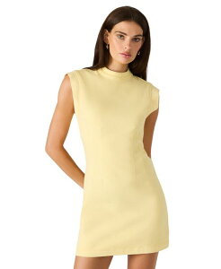 �X�e�B�[�u �}�f�� ���f�B�[�X �g�b�v�X �����s�[�X ���b�N�l�b�N Steve Madden Women's Barca Mock Neck Bodycon Dress Golden Glow