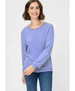 �I���Z�� ���f�B�[�X �A�E�^�[ �j�b�g�E�Z�[�^�[ Olsen Women's Melange Yarn Sweater Cobalt melange �R�o���g