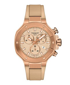 �e�B�\�b�g ���f�B�[�X �A�N�Z�T���[ �r���v Tissot Unisex Rose Gold Silicone Bracelet Watch 38mm Nude �S�[���h