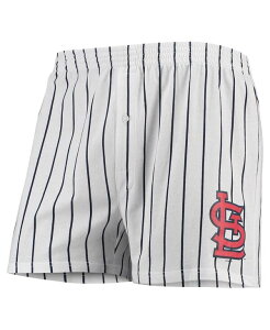 �R���Z�v�c �X�|�[�c �����Y �{�g���X �n�[�t�p���c�E�V���[�c �V���[�g�p���c Conceptsport Men's White St. Louis Cardinals Vigor Boxer Shorts White �z���C�g