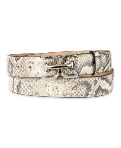 �T���G�f���}�� ���f�B�[�X �A�N�Z�T���[ �x���g �v�����g Sam Edelman Women's Double-E Plaque Bucklexotic Print Belt Gray �O���[