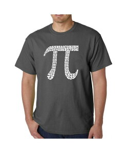 �G���G�[�|�b�v�A�[�g �����Y �g�b�v�X T�V���c LA Pop Art Men's Word Art-Shirt - 100 Digits of Pi Gray �O���[