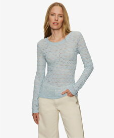 サンクチュアリー レディース トップス シャツ 長袖 Sanctuary Women's Perfect Long-Sleeve T-Shirt Aquamarine