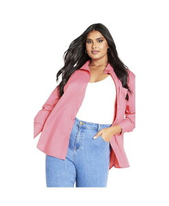 �A�x�j���[ ���f�B�[�X �g�b�v�X �V���c AVENUE Women's Karolina Shirt Pink �s���N