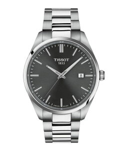 �e�B�\�b�g �����Y �A�N�Z�T���[ �r���v T�V���c Tissot Men's gray stainlessteel Bracelet Watch 40mm Gray �O���[