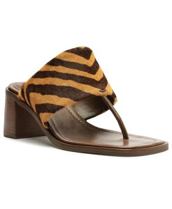 �V���b�c ���f�B�[�X �V���[�Y �T���_�� �q�[�� Schutz Women's Martha Block Heel Dressandals Pecan Brown �u���E��
