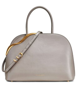 �_�i �L������ �j���[���[�N ���f�B�[�X �o�b�O ���U�[ Donna Karanew York Malverne Double Top Handleather Satchel Cloud (Gre
