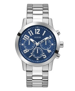 �Q�X ���f�B�[�X �A�N�Z�T���[ �r���v GUESS Women'silver-Tone Analog Watch 44mm Silver �V���o�[
