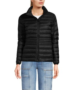 �����Y�G���h ���f�B�[�X �A�E�^�[ �W���P�b�g�E�u���]�� �v�` �_�E�� Lands' End Women's Petite Wanderweight Packable Down Jacket Black �u���b�N