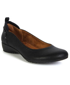�W���C�r�[���[ ���f�B�[�X �V���[�Y �p���v�X JBU Women's Vivian Round Toe Flats Black �u���b�N