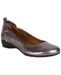 �W���C�r�[���[ ���f�B�[�X �V���[�Y �p���v�X JBU Women's Vivian Round Toe Flats Pewter �s���[�^�[