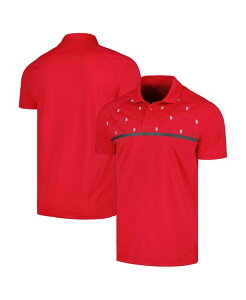 ���x���E�F�A �����Y �g�b�v�X �|���V���c LevelWear Men's Red St. Louis Cardinalsector Batter Up Raglan Polo Shirt Red ���b�h