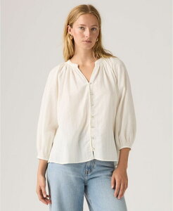 ���[�o�C�X ���f�B�[�X �g�b�v�X �V���c V�l�b�N �u���E�X Levi's Women's Phoebe V-Neck Blouse Sugar Swizzle