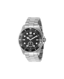 �C���r�N�^ �����Y �A�N�Z�T���[ �r���v Invicta Men's 49421 Pro Diver Quartz VD78 Black Dial Watch Silver �V���o�[