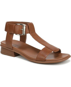 �i�`�����C�U�[ ���f�B�[�X �V���[�Y �T���_�� Naturalizer Women's Easton T-Strap Footbed Sandals English Tea Faux Leather