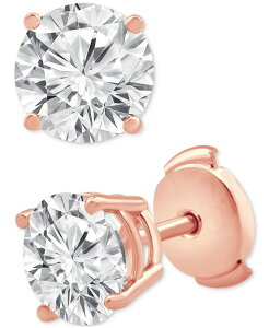 �o�b�W�F���[�~�V���J ���f�B�[�X �A�N�Z�T���[ �s�A�X�E�C�������O Badgley Mischka Certified Lab Grown Diamond Stud Earrings (3 ct.w.) in 14k Rose Gold �S�[���h