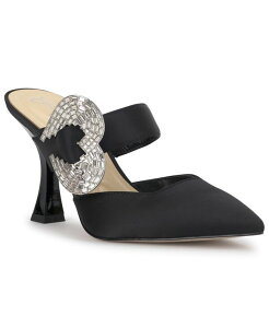 �W�F�V�J�V���v�\�� ���f�B�[�X �V���[�Y �p���v�X Jessica Simpson Women's Favica Heart Buckle Stiletto Pumps Black Satin �u���b�N
